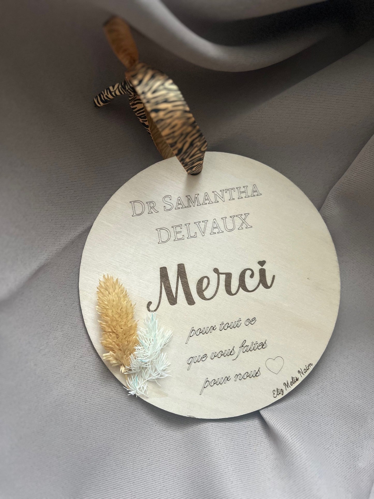 Carte de remerciement